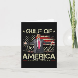 Cartão Funny Trump Golfo Of Us America Est 2025 Eua Améri