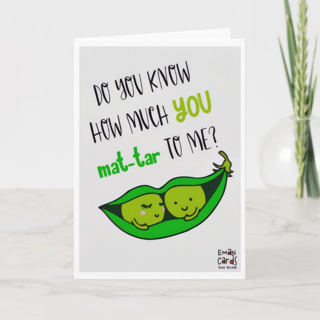 Cartão Funny Urdu Desi Friendship Card (Frente)