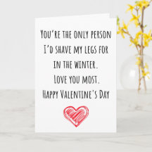 Funny Valentine Eu Raspei Minhas Pernas Dobrei