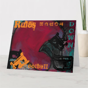 Cartão Futebol Americano