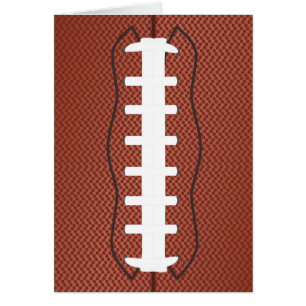 Cartão futebol americano