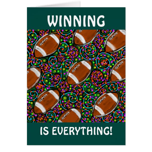 Cartão Futebol Art Green (Frente)