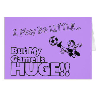 Cartão FUTEBOL da menina