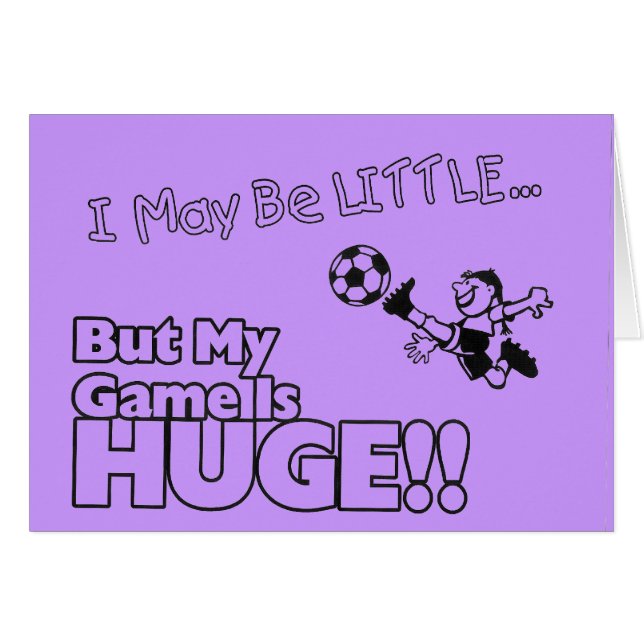 Cartão FUTEBOL da menina (Frente horizontal)