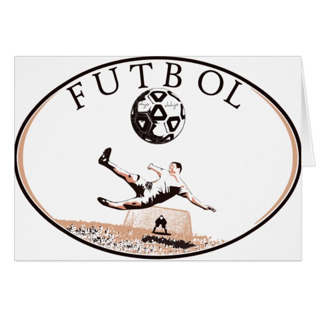 Cartão FUTEBOL da Série Desportiva DAHJO (Frente Horizontal)