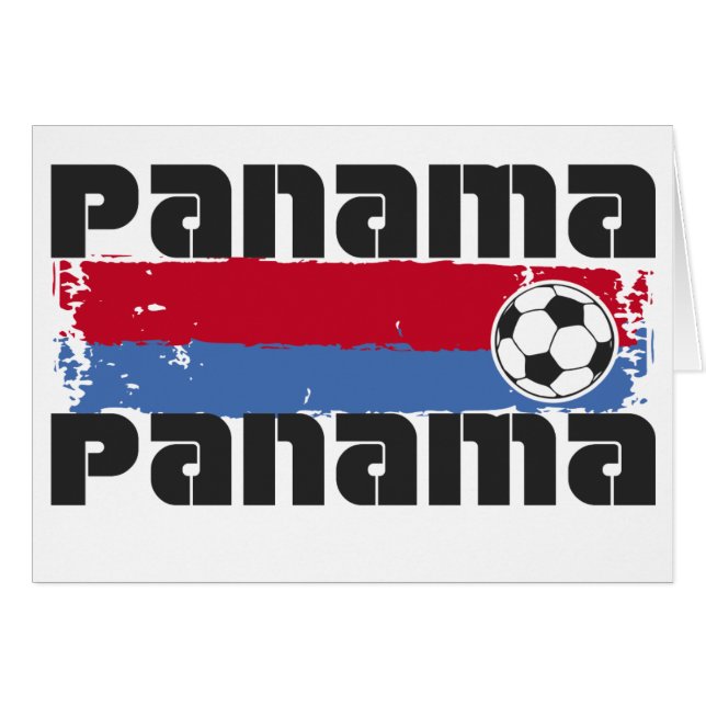 Cartão Futebol de Panamá (Frente Horizontal)