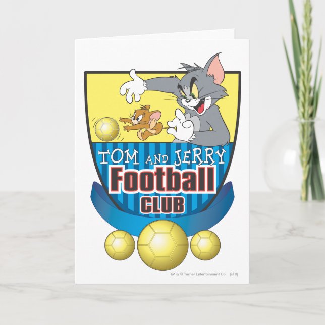 Cartão Futebol de Tom e de Jerry (futebol) 5 (Frente)