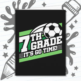 Cartão Futebol do 1º dia do 7