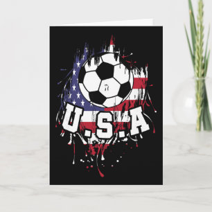 Cartão Futebol dos Estados Unidos Futebol Americano Usa F