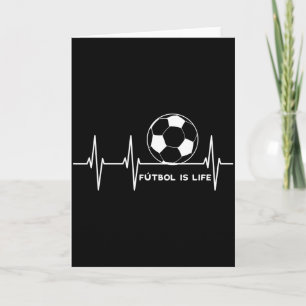 Cartão Futebol É Vida Amante de Futebol Futebol Engraçado