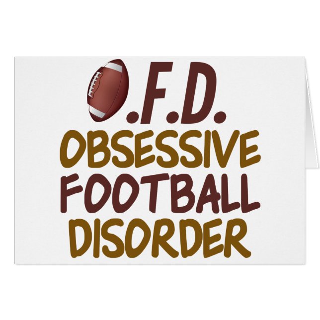 Cartão Futebol engraçado (Frente Horizontal)