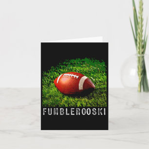 Cartão Futebol Fumblerooski Engraçado É Esportes De Escri