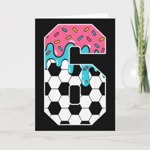 Cartão Futebol Menino de 6 Anos Sorvete Drip Juventude 6º