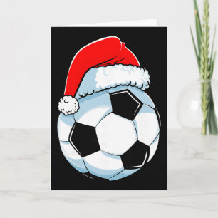 Cartão Futebol Natal Fun Santa Chapéu Byll Esportes Homen