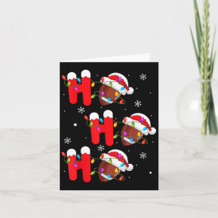 Cartão Futebol Natal Ho Ho Ho Papai Noel Srts Jogador Div