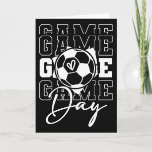 Cartão Futebol no Dia do Jogo 