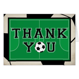 Cartão Futebol Obrigado