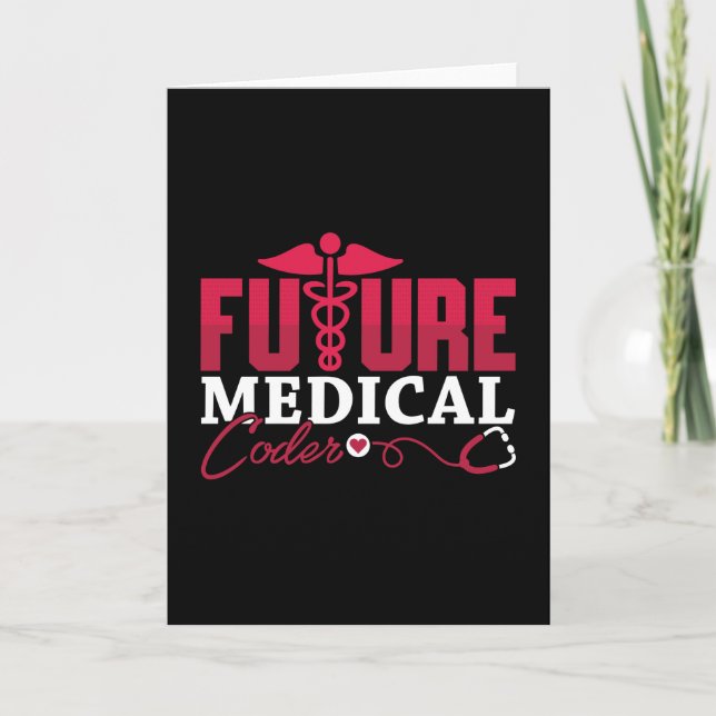 Cartão Future Medical Coder ICD Coding Programmer Gift (Frente)
