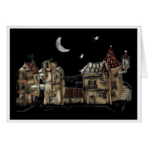 Cartão Futuristic city