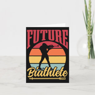 Cartão Futuro Biatleta Esportes Biatlo Biatlons 1