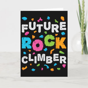 Cartão Futuro Escalador de Rocha Montanhismo Bouldering B