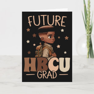 Cartão Futuro Graduado Hbcu História Menino Negro Graduaç