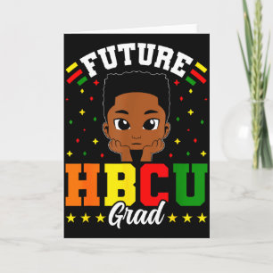 Cartão Futuro Graduado Hbcu Menino Historicamente Negro C