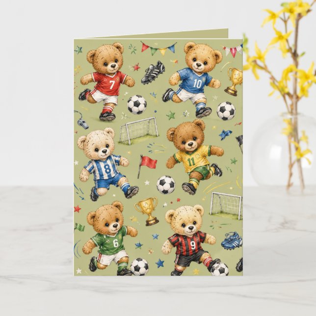 Cartão Futuro Time Estrela Equipe Teddy (Flor Amarela)