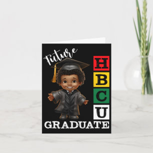 Cartão Futuros graduados de faculdades Hbcu História Negr