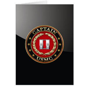 Cartão Fuzileiros navais dos EUA: Capitão (USMC Capt) [3