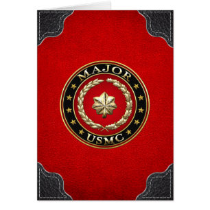 Cartão Fuzileiros navais dos EUA: Major (Escritório da US