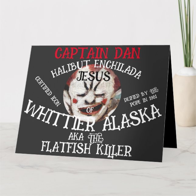 Cartão FV Coho CAPT DAN ENCHILADA JESUS WHITTIER ALASKA (Frente)