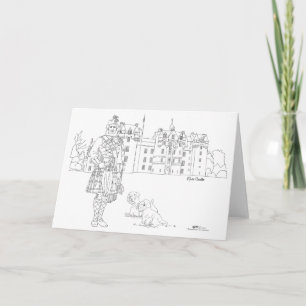 Cartão Fyvie Castle Scotland