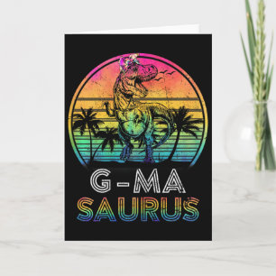 Cartão G-masaurus Dinossauro G-ma Saurus Família Correspo