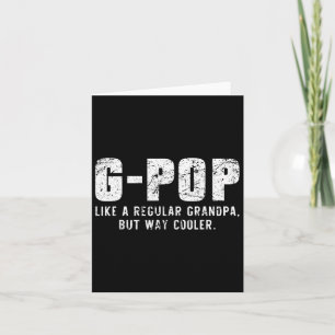 Cartão G-pop Como um avô, mas muito mais legal, só que mu