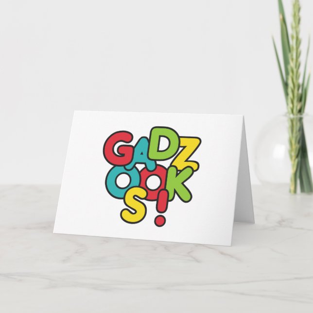 Cartão Gadzooks! (Frente)