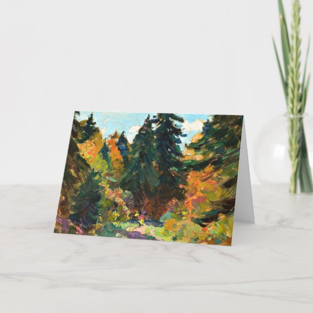 Cartão Gagnon - In the Woods, Charlevoix (Frente)