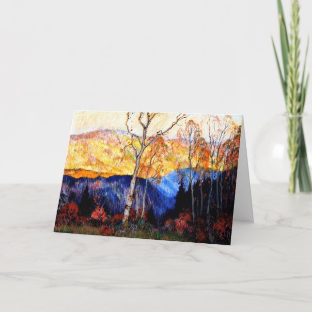 Cartão Gagnon - Ouro Autumn, Laurentians (Frente)