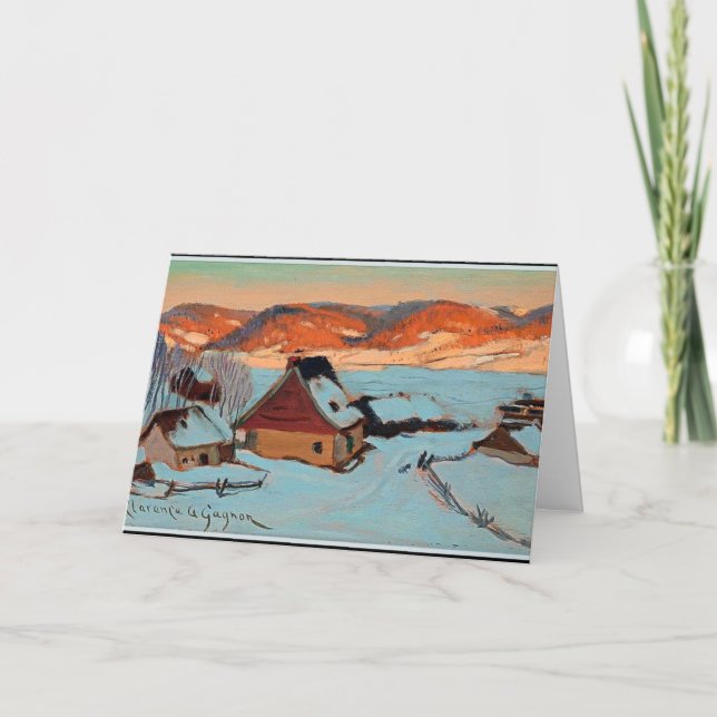 Cartão Gagnon - Twilight - Winter in Quebec (Frente)