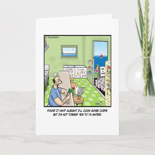 Cartão Gaivotas e Chips (Frente)