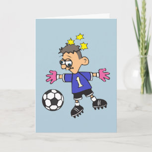 Cartão Gajeiro de Futebol Confuso