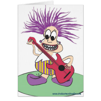 Cartão Gajo da guitarra