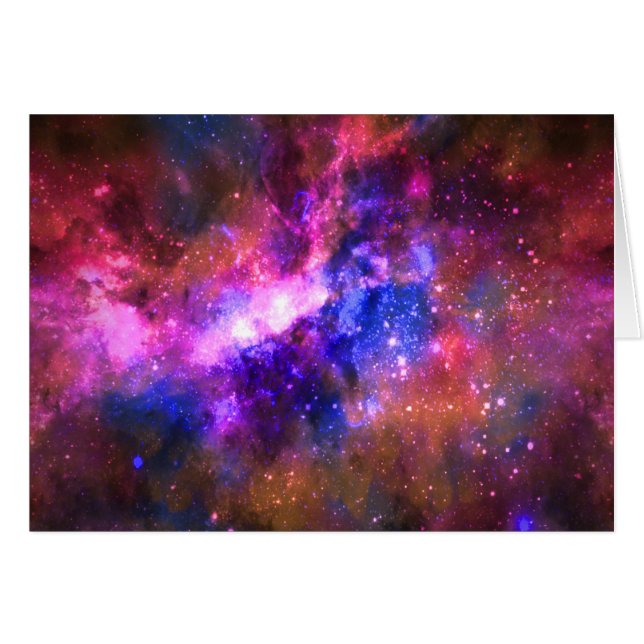 Cartão galáxia (Frente Horizontal)