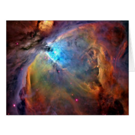 Cartão Galáxia Espacial Orion Nebula