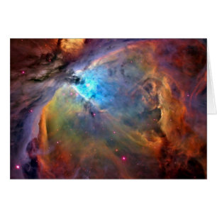 Cartão Galáxia Espacial Orion Nebula