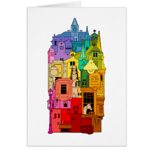 Cartão galena histórica ilIllinois arco-íris