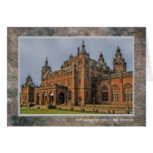Cartão Galeria de Artes Kelvingrove - Glasgow