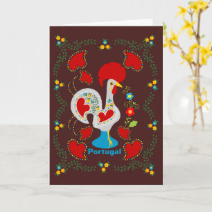 Cartão Galeria Tradicional de Barcelona em branco