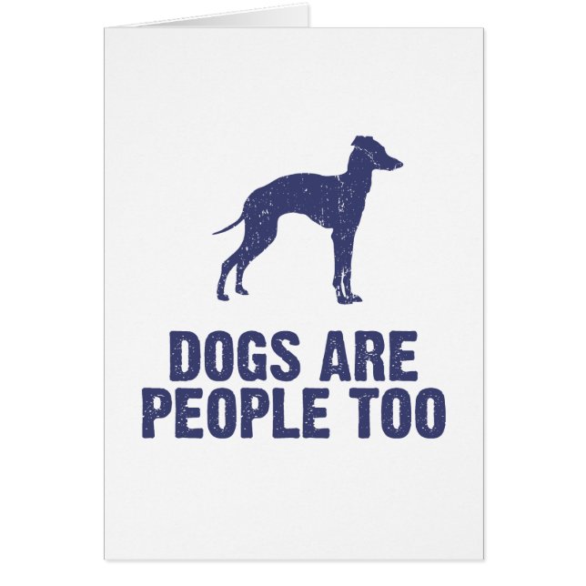 Cartão Galgo italiano (Frente)