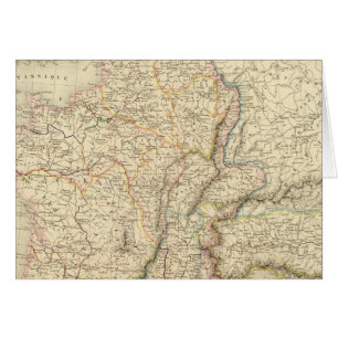 Cartão Gália, Itália Norte, Alemanha